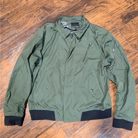 Banana Republic Other - Banana Republic Olive Bomber Jacket